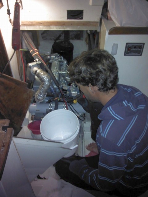 Green Panthers engine with Chris